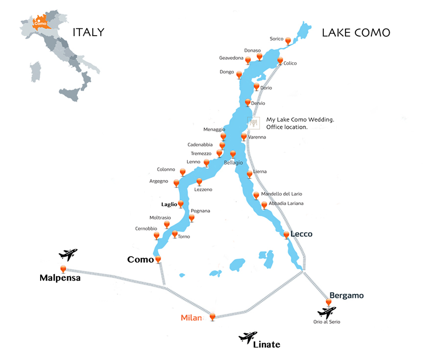Lake-Como-map-showing-Milan-airports-and-railway-and-wedding-venue-villa-town-locations