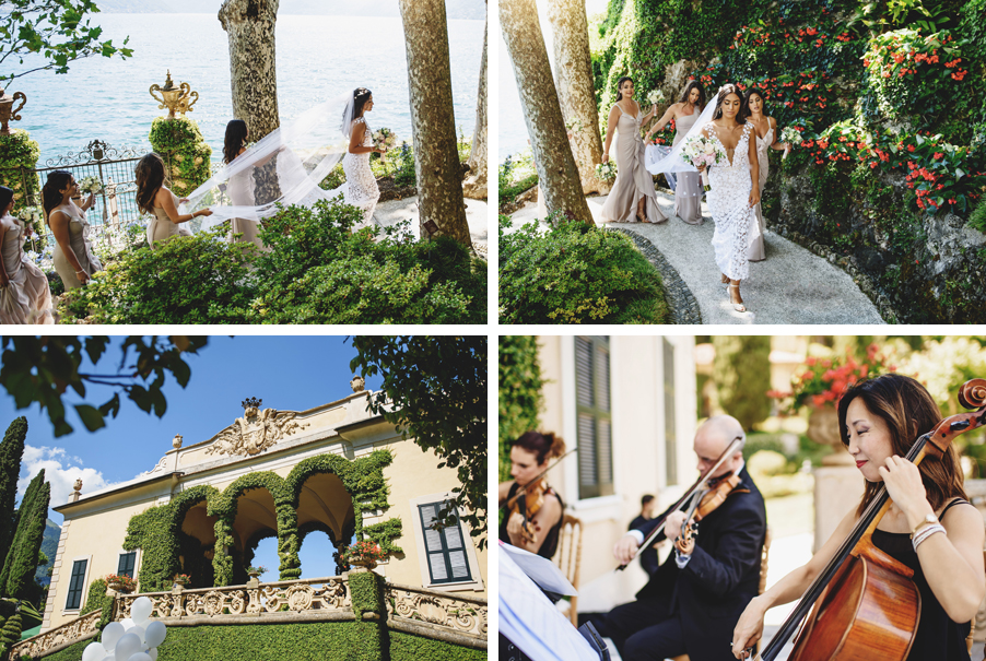 Four-images-of-a-wedding-taking-place-at-Villa-Balbianello-on-Lake-Como-by-wedding-planner-My-Lake-Como-Wedding