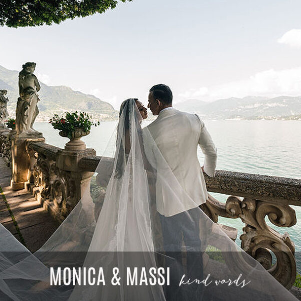 Monica-and-Massi-Lake-Como-wedding-review-and-testimonial-title-image-for-kind-words